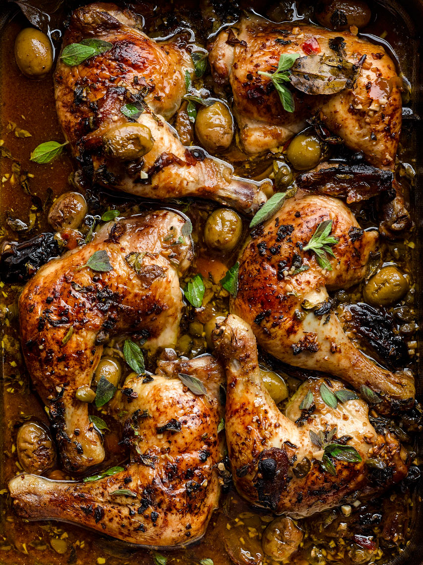 Chicken legs and olives | Colin Campbell - Food Photographer