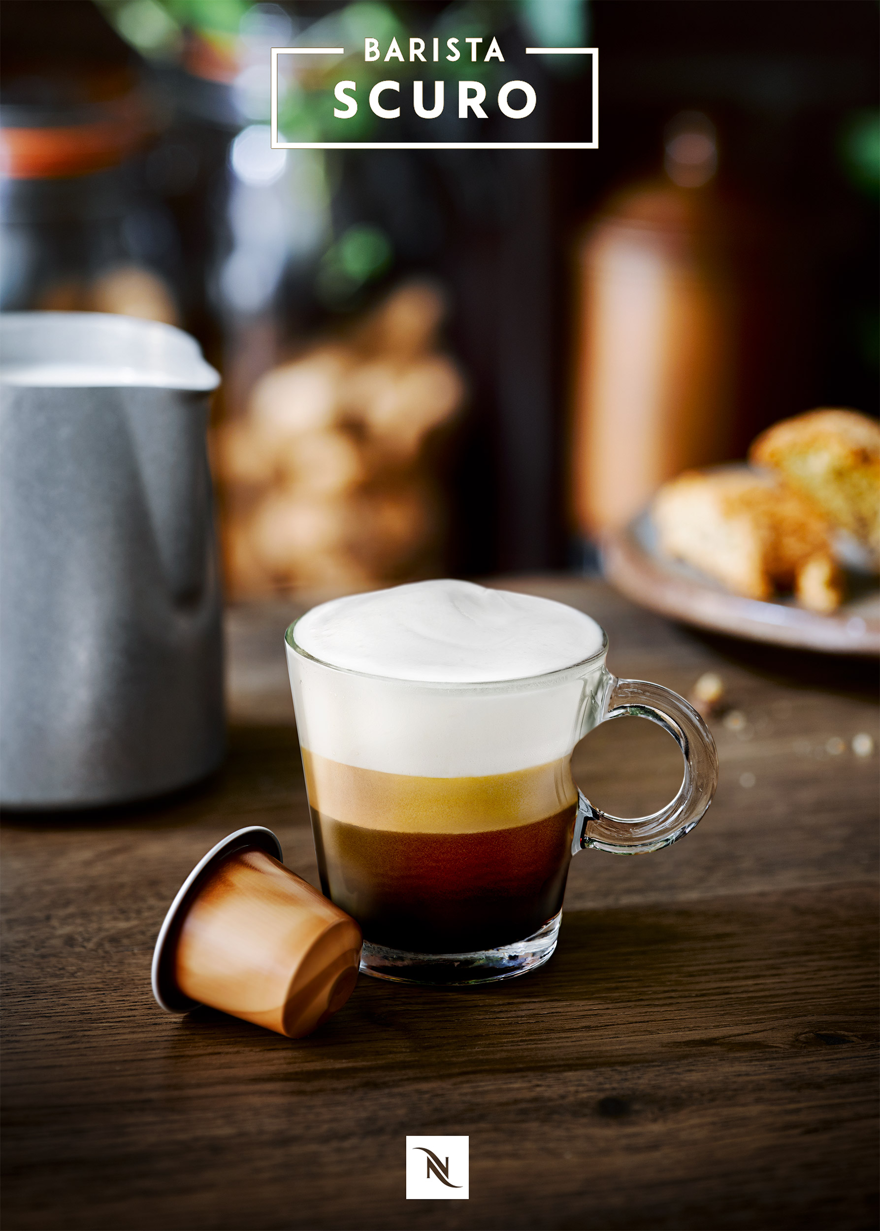 Nespresso Espresso Machiato coffee Colin CampbellFood Photographer