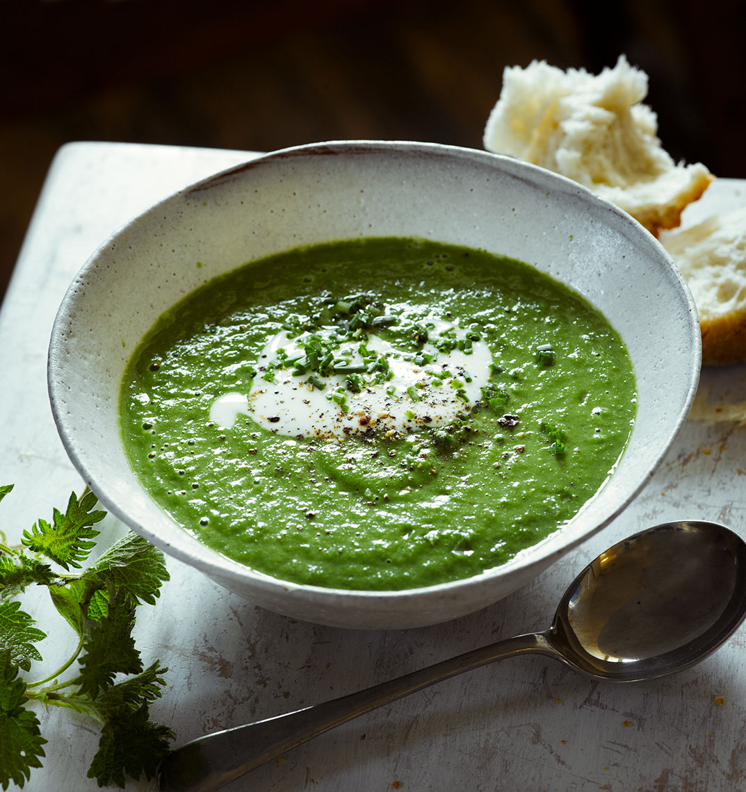 River Cottage Nettle soup | Colin Campbell - Food Photographer