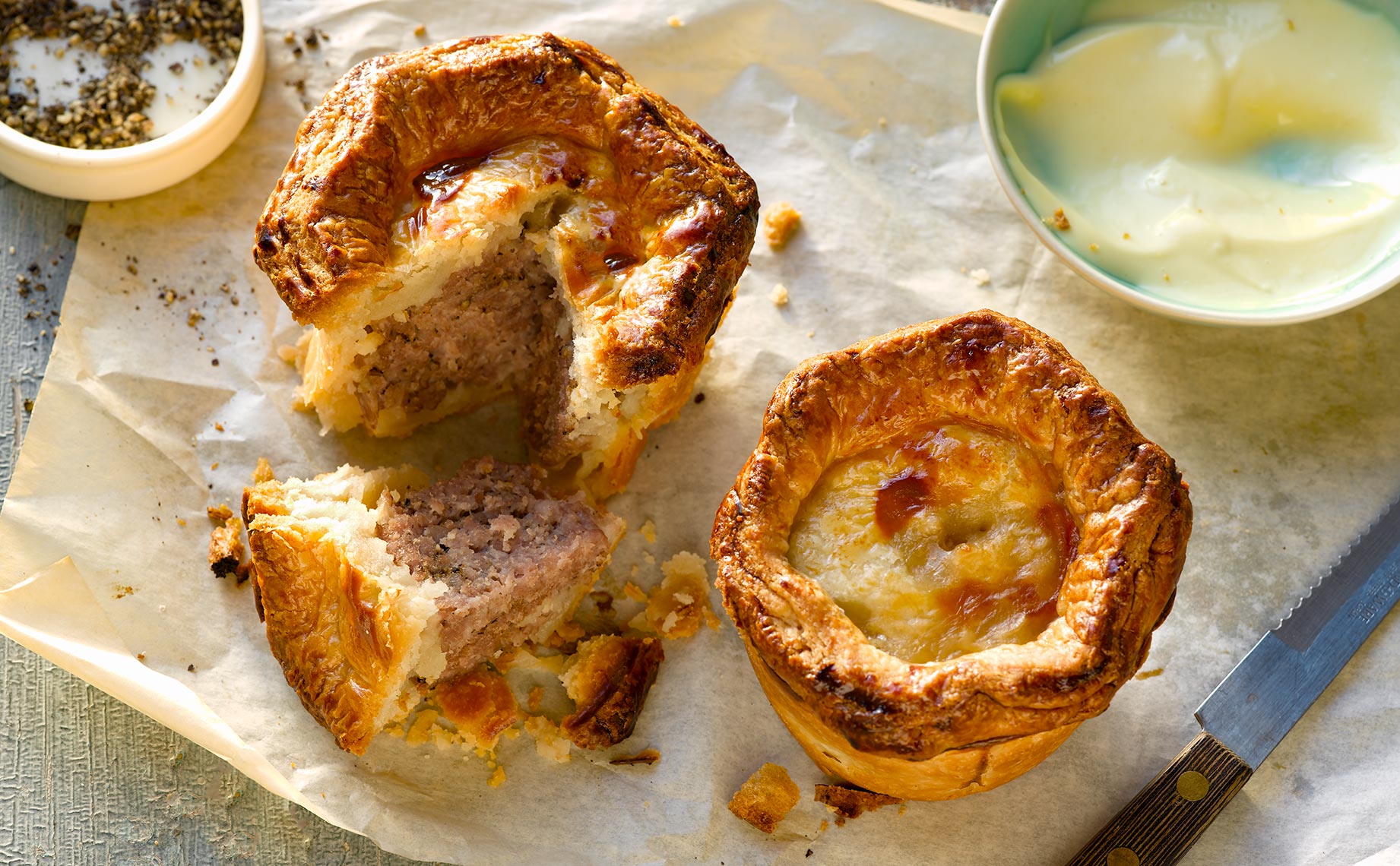 Home made Pork pies | Colin Campbell - Food Photographer
