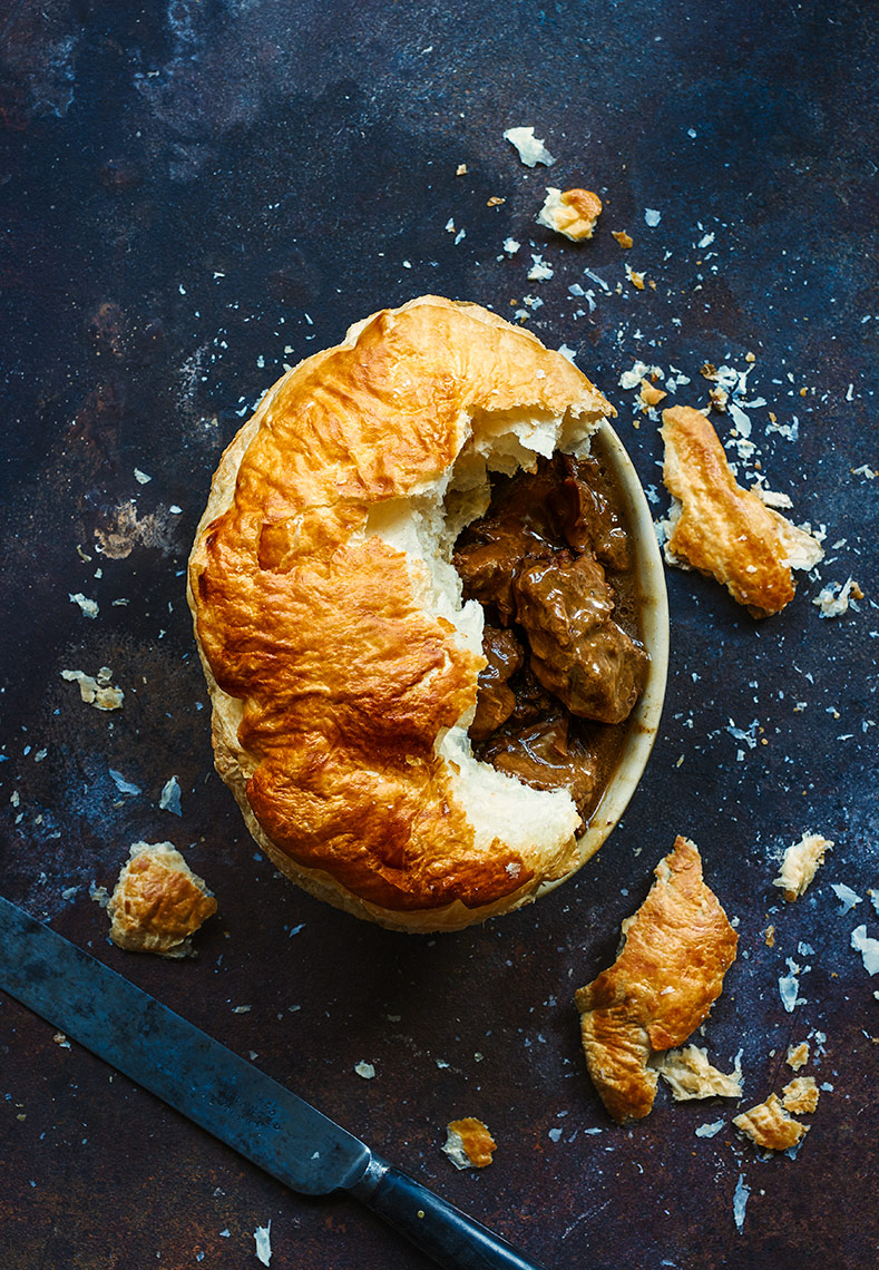 Steak and Ale pie 2 | Colin Campbell - Food Photographer