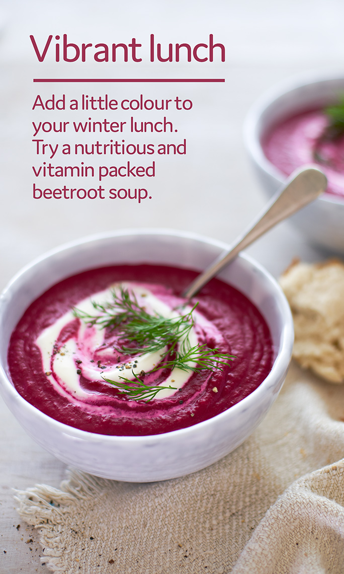 Tesco Beetroot soup | Colin Campbell-Food Photographer