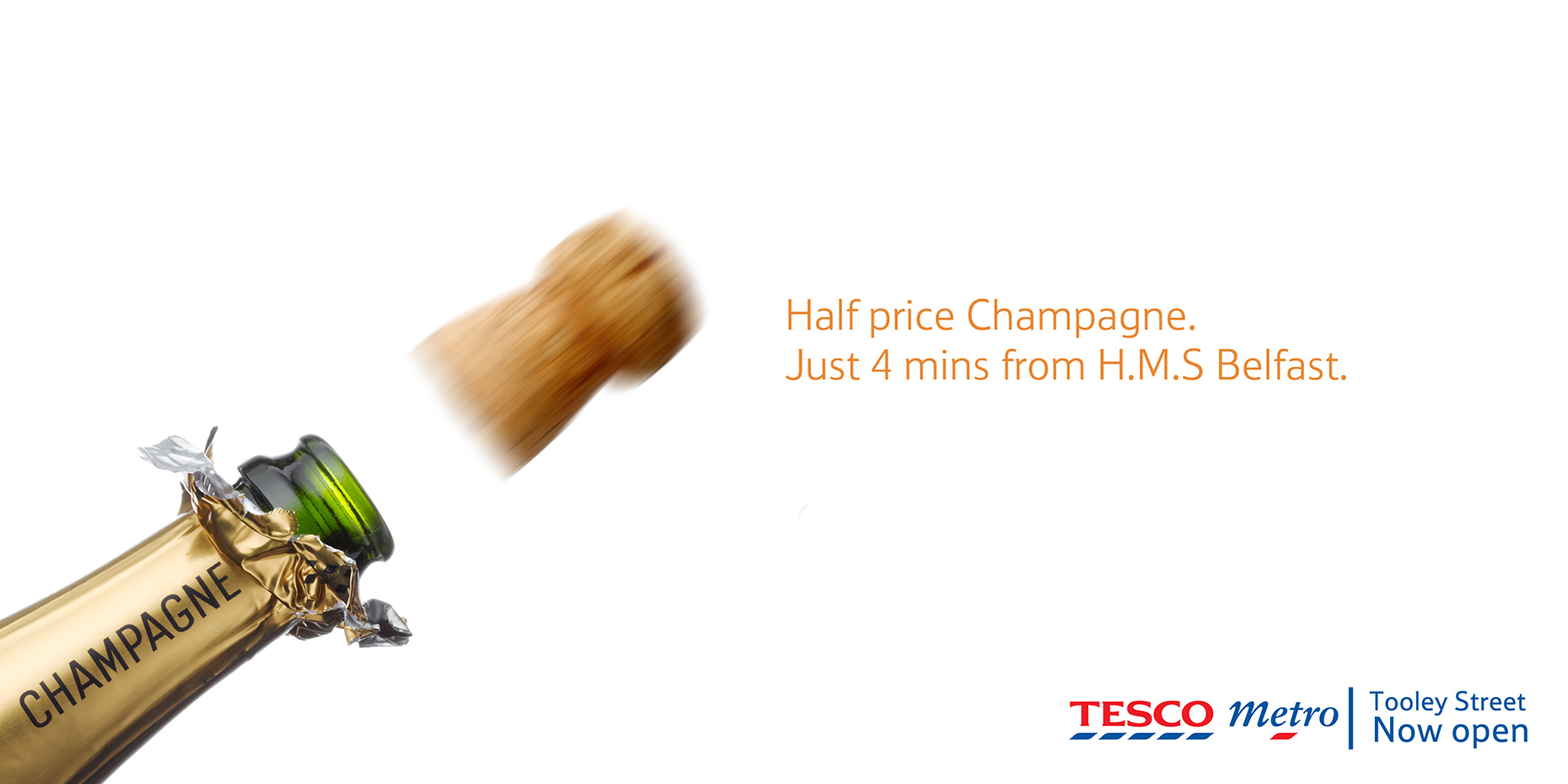 Tesco Champagne | Colin Campbell-Food Photographer